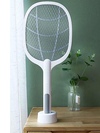 Raquete Luz de Choque Elétrica killer Trap 2 em 1 Mosquito Flies Pur