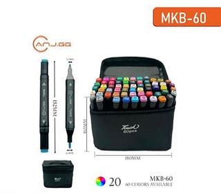 Canetinha colorido com 60pcs de cor MKB60