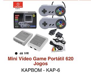 Mini video game portátil 620jogos 620