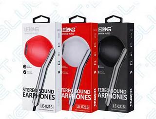 Fone com fio sem borrachinha com microfone LE0216