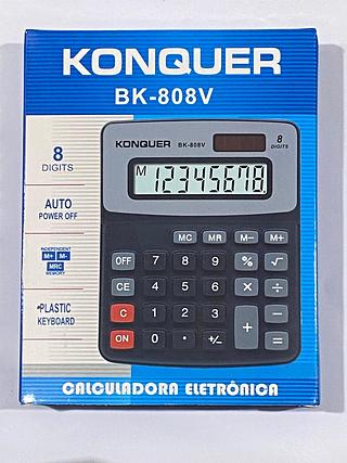 Calculadora eletrônica 8 dígitos BK-808V