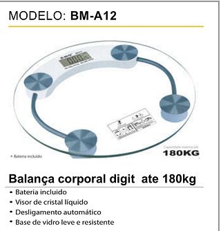 Balança corporal digit ate 180kg BM-A12