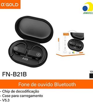 Fone sem fio com digital FNB21B