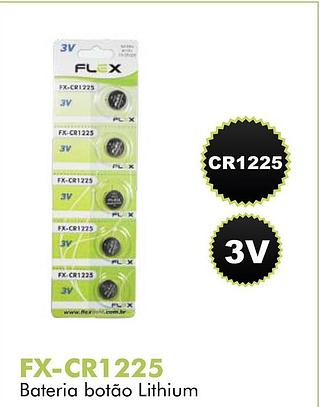 Bateria botão Lithium CR1225