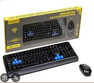 Kit Teclado E Mouse Sem Fio WiFi Aoas M900