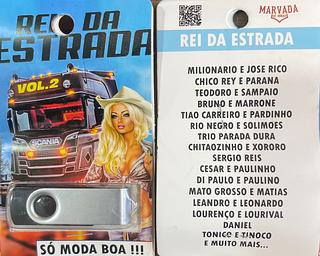 pendrive gravado original 500-600 músicas 42