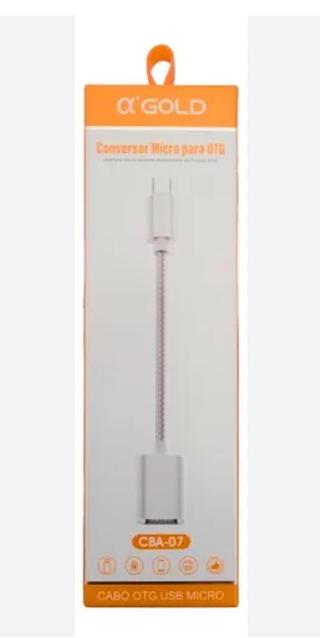 Cabo conversor micro para OTG CBA-07