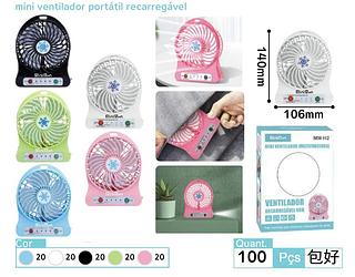 Ventilador bateria de lítio multifuncional que carrega portátil ao ar livre mini floco de neve portátil Bnz-600030