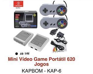 Mini video game portátil 620jogos com 40pcs
