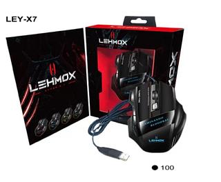 Mouse Gamer com fio Entrada USB LEYX7