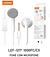 Fone com fio com microfone sem borrachinha LEF1217