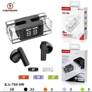 Fone sem fio Bluetooth sem borrachinha Com digital KA780