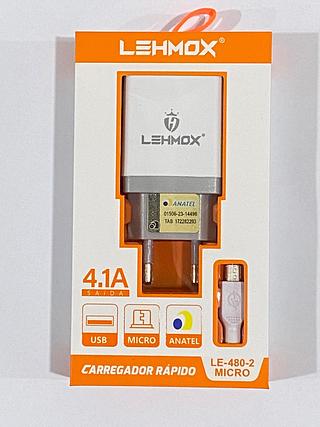 Carregador com cabo V8 LE-480-2