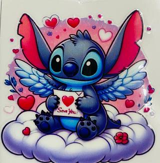 Adesivo do Stitch para copo Stanley 18