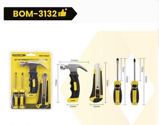KIT DE FERRAMENTAS COM 4 PEÇAS BOM3132