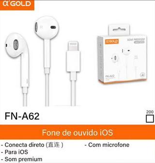 Fone iPhone com fio qualidade bom FNA62