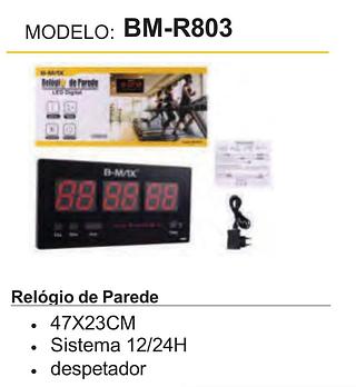 Relógio de parede 47✖️23CM BMR803
