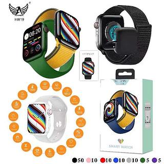 Relógio smartwatch a prova d'água com 2 pulseiras HW18