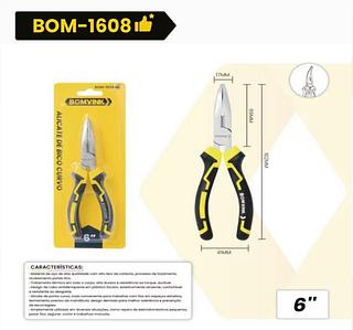 ALICATE DE BICO CURVO BOM1608
