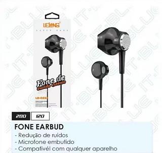Fone com fio sem borrachinha caixa fechada com 400pcs