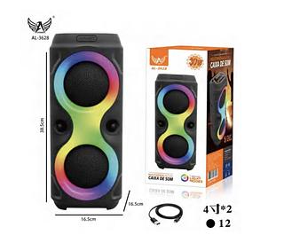 Caixa de som Bluetooth com RGB com 12pcs