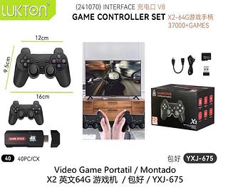 Game stick 3700 jogos 2 controles YXJ675