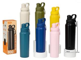 Garrafa térmica 800ml com 50pcs