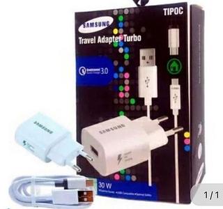 Carregador tipo c turbo 3.0 Samsung com 200pcs