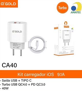 Carregador iPhone 40W CA40