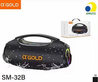 Caixa de som -IPX6 Bluetooth USB cartão memória com RGB Medida: 338*145*177CM 7OW SM32B