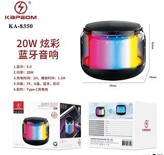 Caixa de som Bluetooth com RGB KA8350
