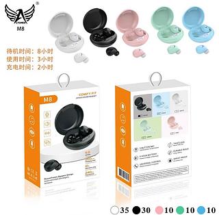 Fone sem fio Bluetooth com borrachinha A388M8