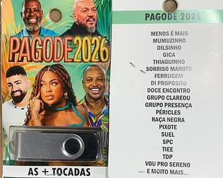 Pendrive gravando original 500-600 músicas 96