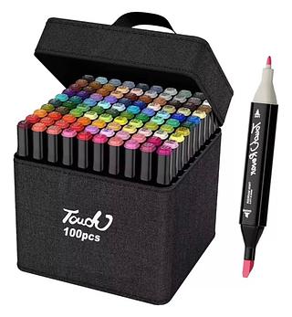 Canetinha de 100 cores caixa fechado com 12pacote