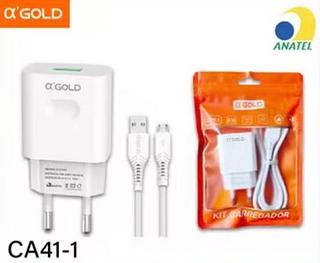 Kit carregador V8 3.1A 1USB CA411