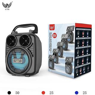 Caixa de som bluetooth cartão memória USB AL-1182