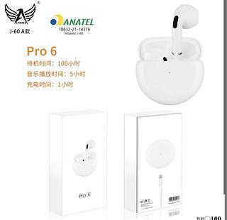 Fone sem fio Bluetooth sem borrachinha caixa fechada com 100pcs