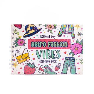 Livro de colorir 50 folhas FASHION VIBES