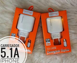 Carregador iPhone 5.1Acabo separado Hmaston com 150pcs