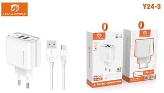 Carregador 5.1A tipo c cabo separado Hmaston Y24-3