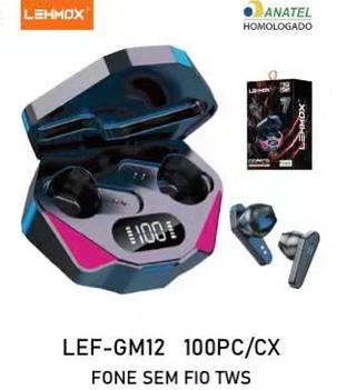 Fone game sem fio Bluetooth com borrachinha GM12