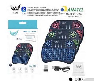 Mini teclado com Bluetooth AL-313 BT Caixa fechado com 100pcs