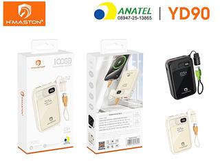 Power Bank H'maston 10000mah 22.5w Indução Display YD90