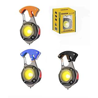 Mini lanterna LED chaveiro multifuncional BOM-4320
