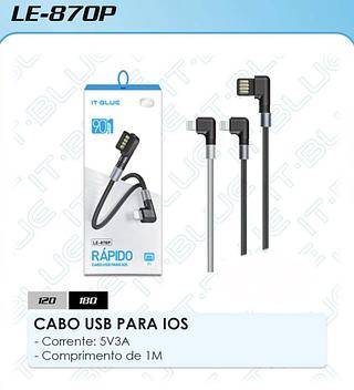 Cabo USB para iPhone LE-870P