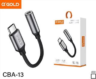Adaptador de audio TIPO-C - Conecta direto - TIPO-C para 3.5mm - Cabo de audio CBA13