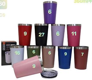 Copo térmica com tampa 360ml com 100pcs