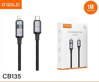 Cabo tipoc c/iPhone 27W com digital 1M CB135