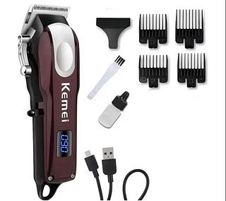 Máquina de corta cabelo regarregavel KM2606 KEMEI