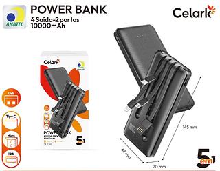 POWER BANK 4 Saída-2 portas 10000mAh CEE1105